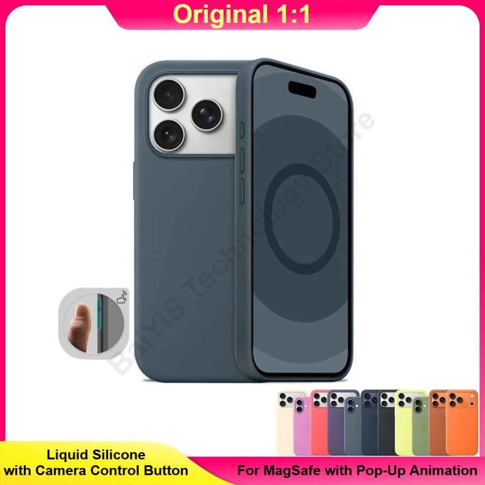 Liquid Silicone Magnetic Phone Case - Funda de Silicona Líquida Original de