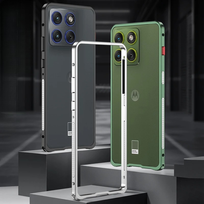 Metal Bumper Aluminum Frame Case - Funda Protectora Ultrafina Desmontable de Metal