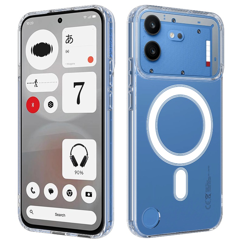 Clear Shockproof Bumper Case - Funda para Nothing Phone (4b), parachoques