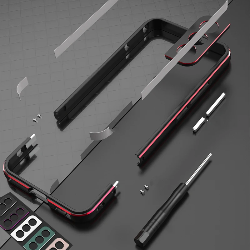 Metal Bumper Aluminum Frame Case - Funda Protectora de Aluminio y Metal