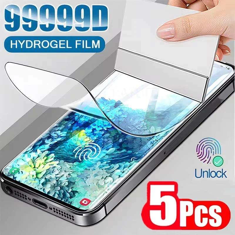 Matte Anti Glare Screen Protector - Película de hidrogel de 5 uds