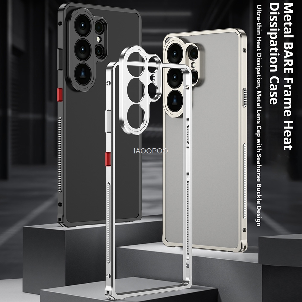 Carcasa Metálica con Marco de  - Metal Bumper Aluminum Frame Case reseña y precio