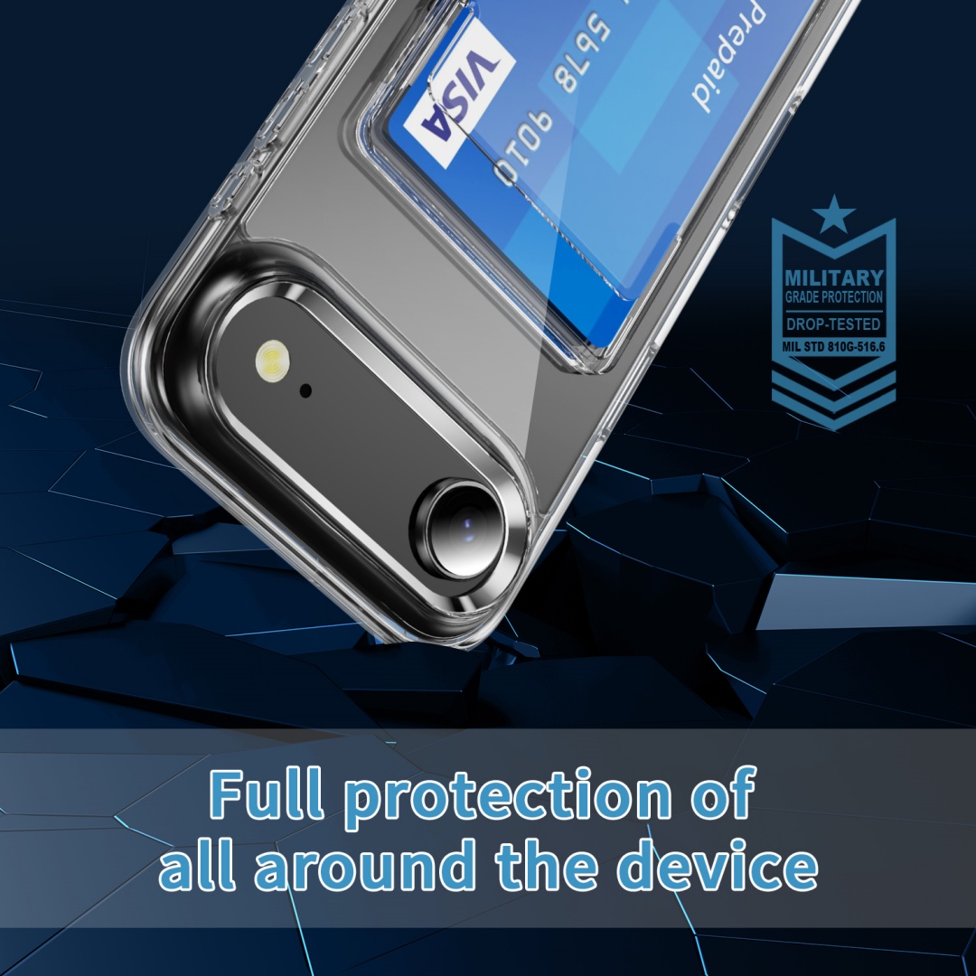 Funda tipo billetera con ranur - Clear Shockproof Bumper Case reseña y precio