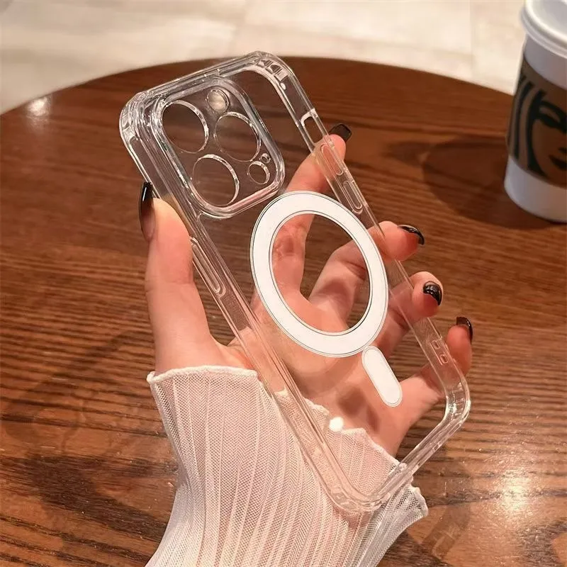 Original para Magsafe funda de - Clear Shockproof Bumper Case reseña y precio