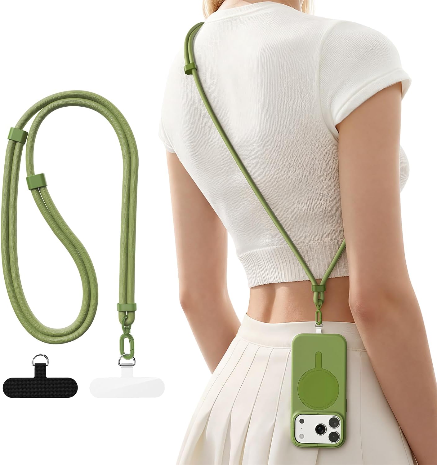 Correa para Teléfono con 2 Sop - Crossbody Lanyard Neck Strap Case reseña y precio