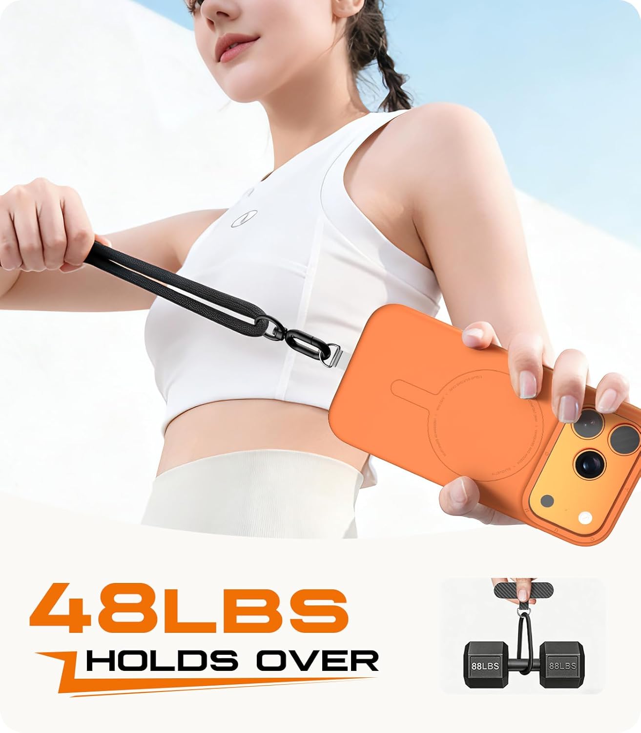 Correa para Teléfono con 2 Sop - Crossbody Lanyard Neck Strap Case reseña y precio